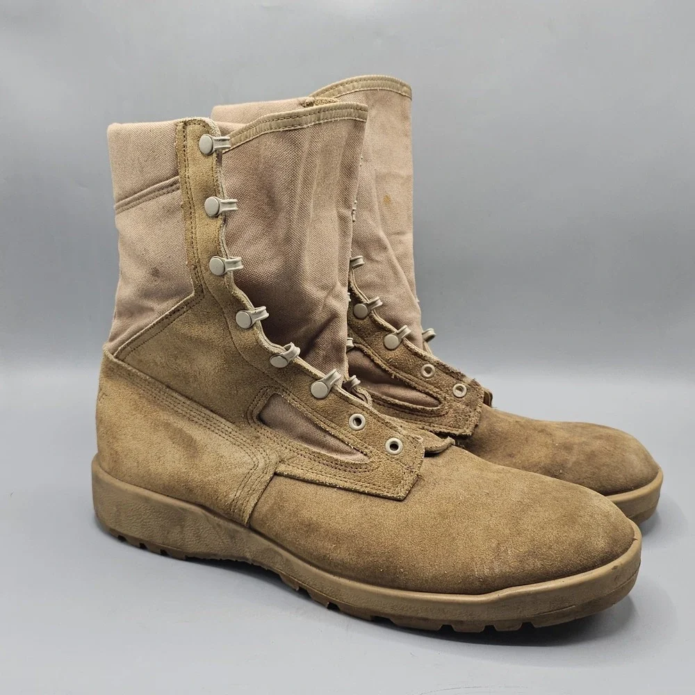 Belleville Army Combat Boots Hot Weather-Flame Resistant Vibram 340A 14.5 R